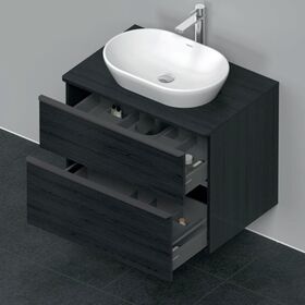Duravit Waschtischunterbau D-NEO 2 Schubk 644x800x550mm eiche schwarz