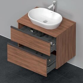 Duravit Waschtischunterbau D-NEO 2 Schubk 644x800x550mm nussbaum natur