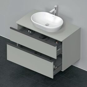 Duravit Waschtischunterbau D-NEO 2 Schubk 644x1000x550mm betongrau matt