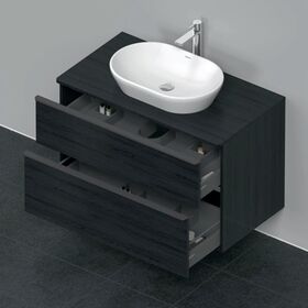 Duravit Waschtischunterbau D-NEO 2 Schubk 644x1000x550mm eiche schwarz