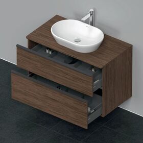 Duravit Waschtischunterbau D-NEO 2 Schubk 644x1000x550mm nussbaum dunkel