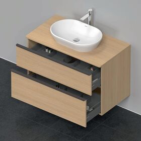 Duravit Waschtischunterbau D-NEO 2 Schubkästen 644x1000x550mm eiche natur