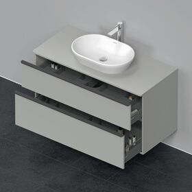 Duravit Waschtischunterbau D-NEO 2 Schubk 644x1200x550mm betongrau matt