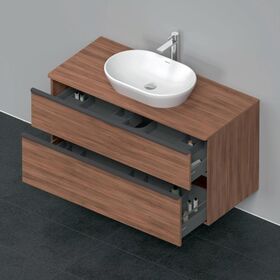 Duravit Waschtischunterbau D-NEO 2 Schubk 644x1200x550mm nussbaum natur