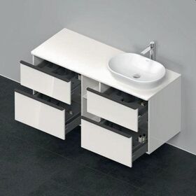 Duravit Waschtischunterbau D-NEO 644x1400x550mm 4 Schubk Be re we hgl