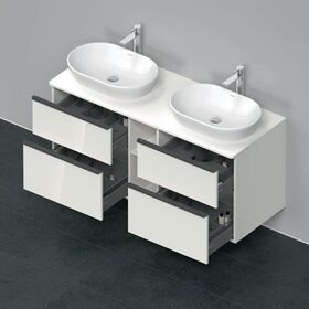Duravit Waschtischunterbau D-NEO 644x1400x550mm 4 Schubk Be beids we hgl