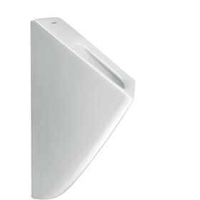 Duravit Absaug-Urinal VIU rim. Zul von hinten mit Fliege weiß WG