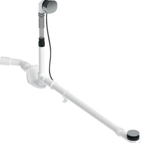 Duravit Ab-/Überlaufgarnitur QUADROVAL mit Wanneneinlauf chrom