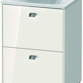 Duravit Waschtischunterbau BRIOSO 685x520x419mm Griffe chr weiß hochglanz