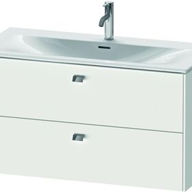 Duravit Waschtischunterbau BRIOSO Griffe chrom 555x1020x479mm weiß matt
