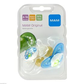 MAM Schnuller Original Latex 6-16Mo., Doppelpack