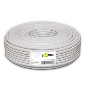 100 dB SAT-Koaxialkabel, doppelt geschirmt, CCS, 25m- VPE: 1