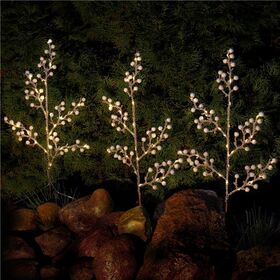 3er-Set Lichterbäume mit 75 LEDs- VPE: 1