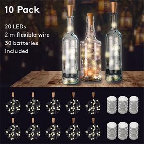10x 20er LED-Flaschen-Lichterkette- VPE: 1