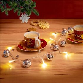 10er LED-Lichterkette Glöckchen- VPE: 1
