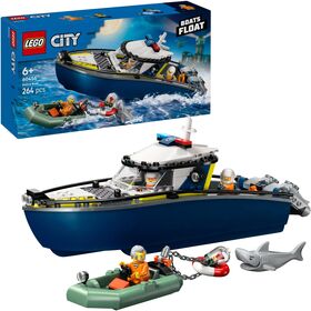 City Verfolgungsjagd im Polizeiboot