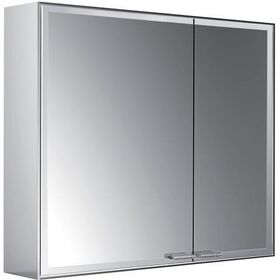 Emco LED-Lichtspiegelschrank PRESTIGE 2 AP 788x639mm Br Tür li o light Sys Alu EMCO