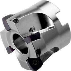 Hochvorschubfräser ISO 80A05R-SMOZD12-C D.27mm Rechtslauf Schneid-D.80mm