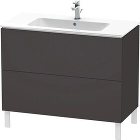 Duravit Waschtischunterbau L-CUBE 1020x481x704mm graphit supermatt