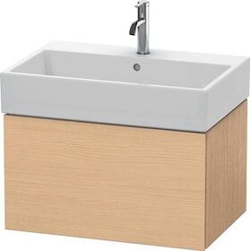 Duravit Waschtischunterbau L-CUBE 394x684x459mm eiche natur