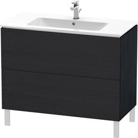Duravit Waschtischunterbau L-CUBE 1020x481x704mm eiche schwarz