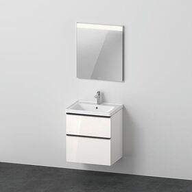 DU D-Neo Möbel-Set wandh. 600x480mm WT,WTU Ausz 1,SBK 1,SP,Weiß Hochgl.