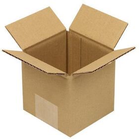 Faltkarton 1-wellig Maße 100x100x100mm Qualität 1.10 B braun TRANSPAK - VPE: 50