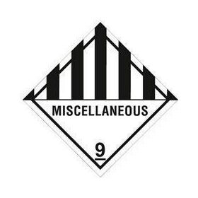 Etiketten Maße 100x100mm Papier schwarz/weiß Aufdruck Miscellaneous TRANSPAK