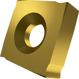 Wendeschneidplatte ISO SNHQ 1203AZEN:M8340 D. 5mm PVD beschichtet Farbe Gold - VPE: 10