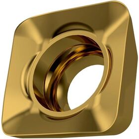 Fräswendeschneidplatte ISO SOMT 050204SR-M:M8330 D.2,5mm PVD beschichtet Gold - VPE: 10