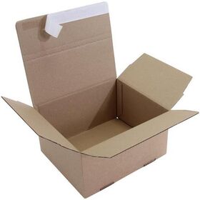 Automatikkarton 1-wellig Automatikb. Maße 305x215x140-220mm SK Q.1.3B braun A4 - VPE: 20