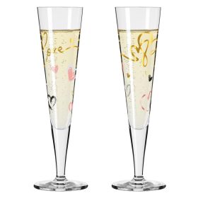 RC RITZENHOFF CRISTAL Goldnacht Champus Duett 2er