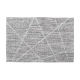 ZELLER PRESENT  Tischset Kunststoff 45x30 grau - 12 VPE