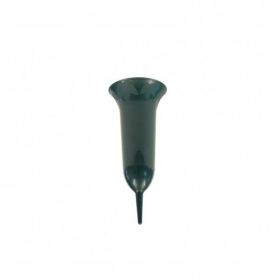 Grabvase PP ca.31cm grün - 5 VPE