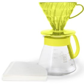 HARIO  Kaffeefilter Glas Gr.02 gelb