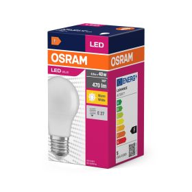 OSRAM  OSR LED Birne 4,9W E27 470lm - 10 VPE