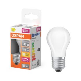 OSRAM  OSR LEDTropfen3,4W E27ma. DIM  - 6 VPE