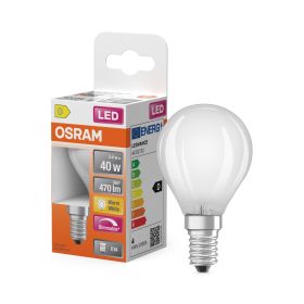 OSRAM  OSR LED TROPF E14 3,4W matt di - 6 VPE