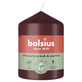 BOLSIUS  Stumpenkerze 80/58mm samtrot - 6 VPE