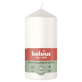 BOLSIUS  Stumpenkerze 120/58mm weiß - 6 VPE