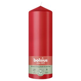 BOLSIUS  Stumpenkerze 200/68mm zartrot - 6 VPE