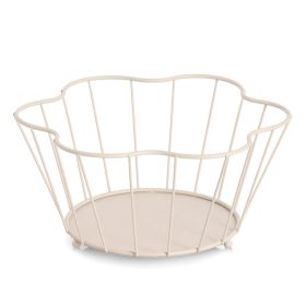 ZELLER PRESENT  Obstkorb Metall 30x27x14 beige