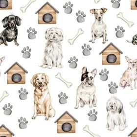 TI-FLAIR  Serviette 33x33cm Pet Dogs - 12 VPE