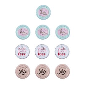 HI  TO-Deckel 66mm love sort.10er - 12 VPE