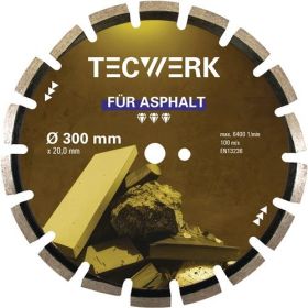 Diamanttrennscheibe ASPHALT D.350mm Bohr.20mm Seg.-H.10mm Seg.-S.3,2mm TW