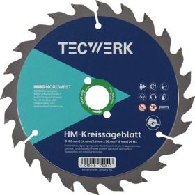 Handkreissägeblatt AD 190mm Z.36 WZ Schnitt-B.2,6mm TECWERK