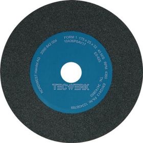 Schleifbockscheibe Ø200xB25x32mm 60 Form A NK,, TECWERK