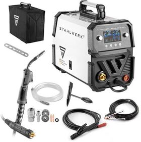 Schutzgasschweißgerät MIG MAG 200 ST Digital IGBT Einzelgerät m.Zub.40-200 A