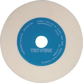 Schleifbockscheibe Ø175xB25x32mm 80 Form A AlOxid TECWERK