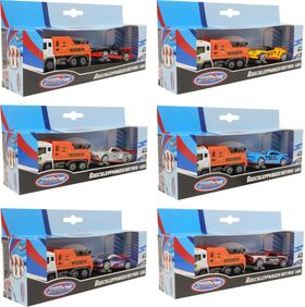 SZ D/C Abschleppwagen mit PKW, 6-f.sort.